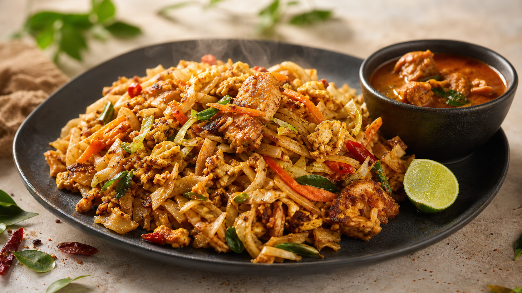 Kottu Roti at Home recipe image