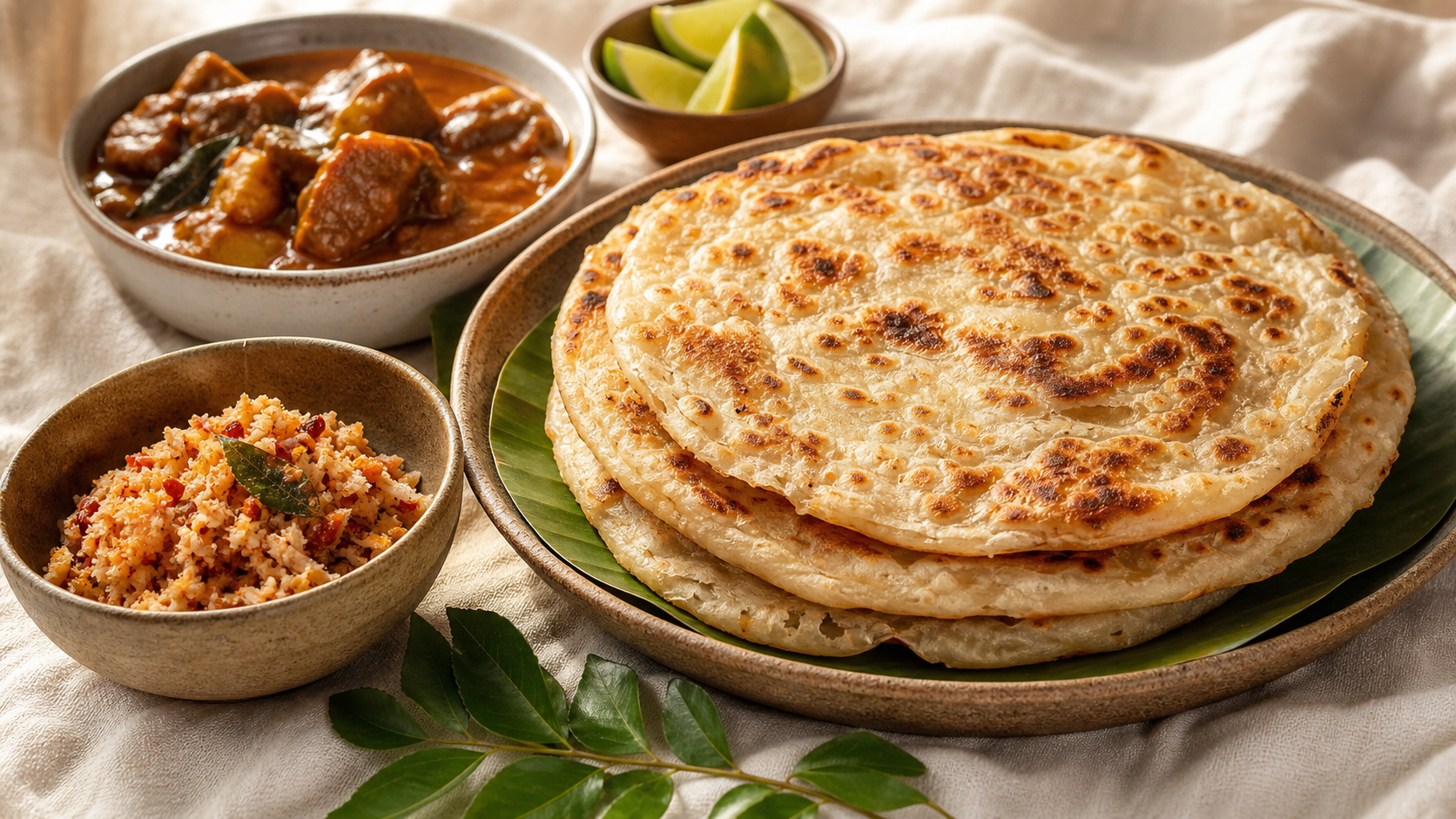 Pol Roti: Coconut Flatbread recipe image